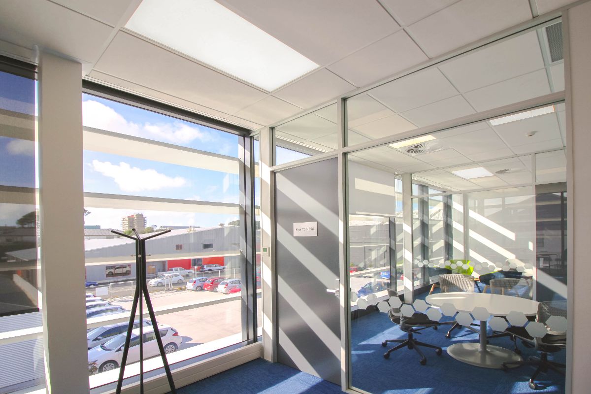 Eclipse 64mm Aluminium  Partitions - Dawson House